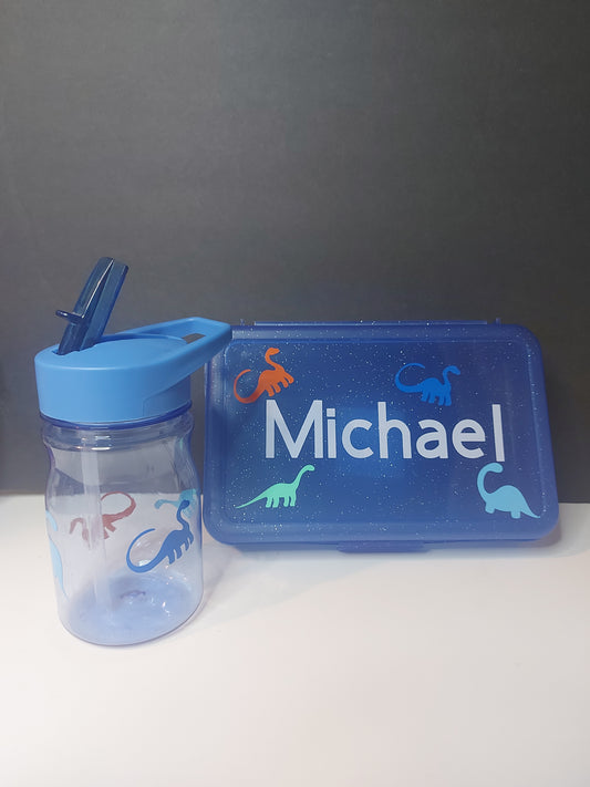 Kids Personalized Water Bottle/Pencil Box