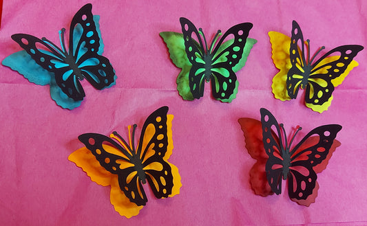 Cardstock butterflies