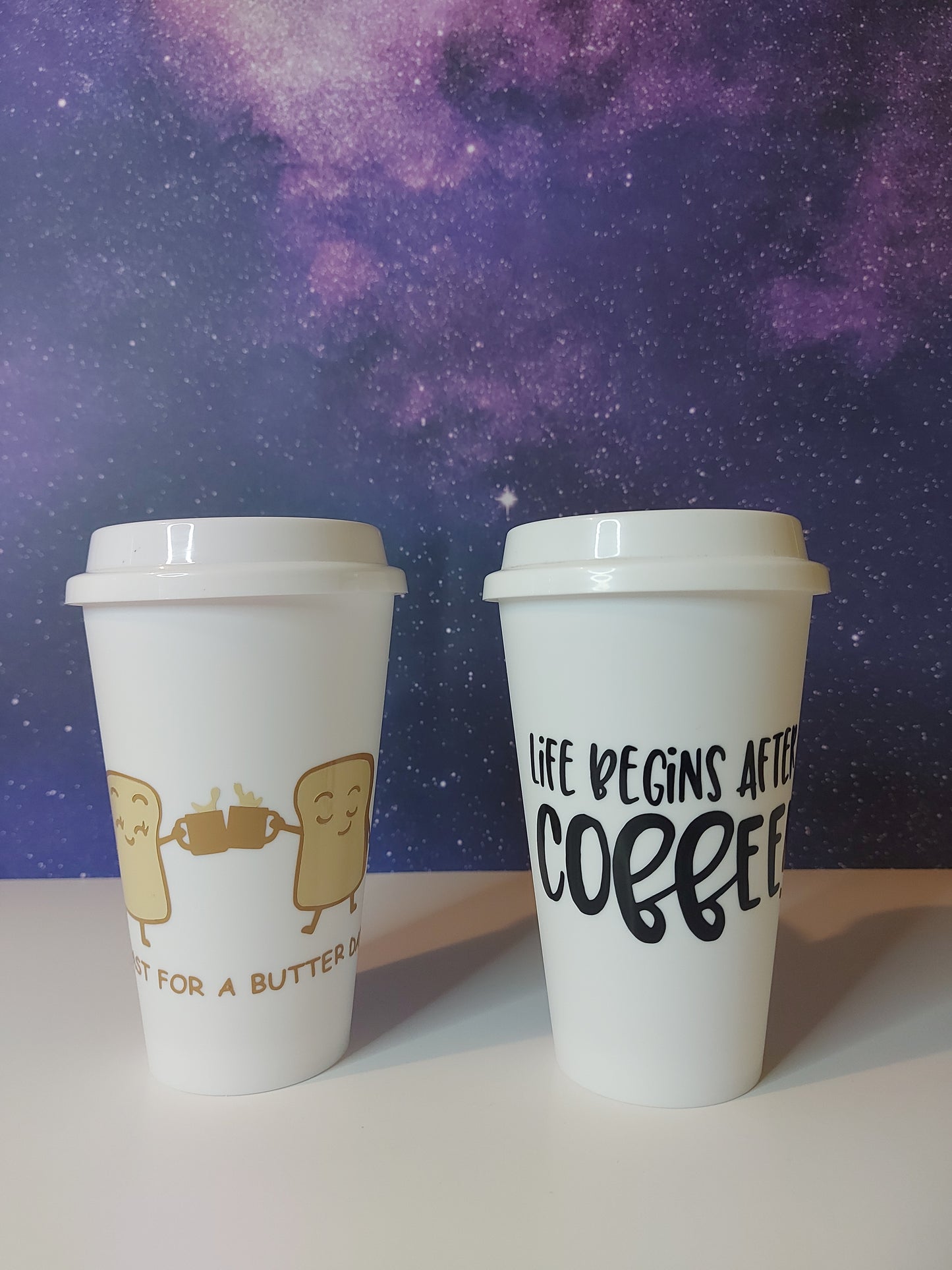 Plastic Coffee Cups With Design